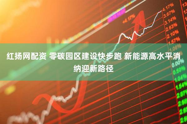 红扬网配资 零碳园区建设快步跑 新能源高水平消纳迎新路径